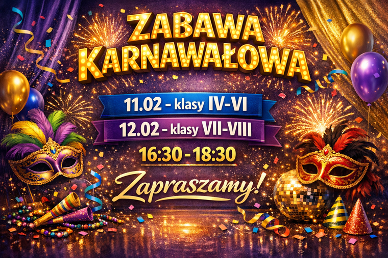 Zabawa karnawałowa! 