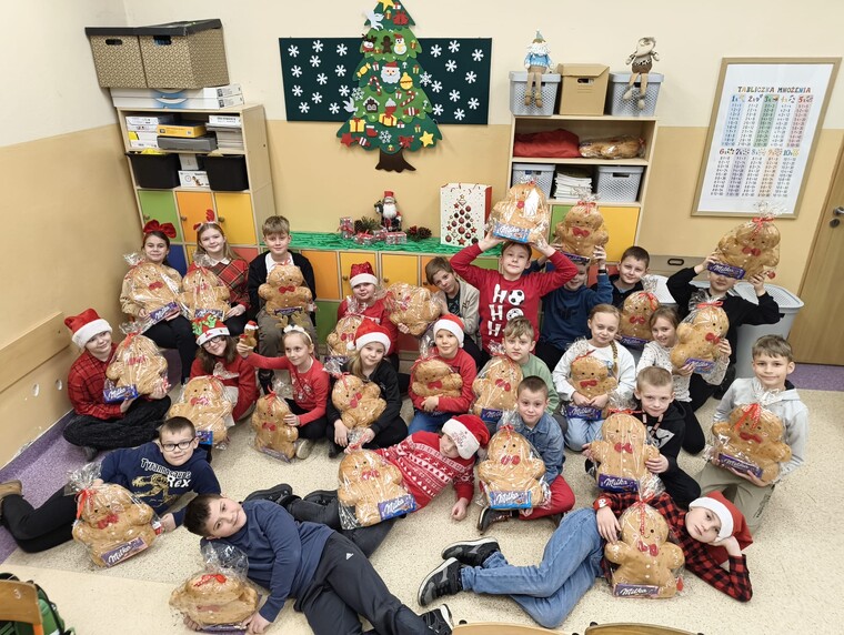 Mikołajki w klasie 3a.