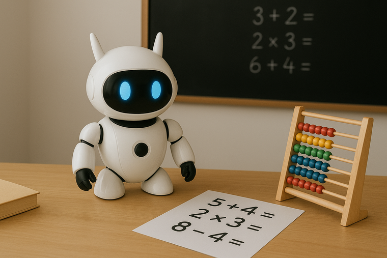 Wielkie losowanie z robotem Photon – matematyczna przygoda uczniów klas 5b i 5c!