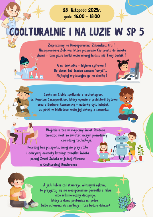 Coolturalnie i na luzie w SP5!