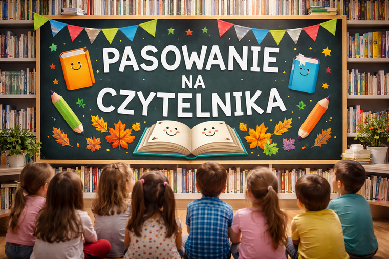 Pasowanie na czytelnika klas pierwszych!