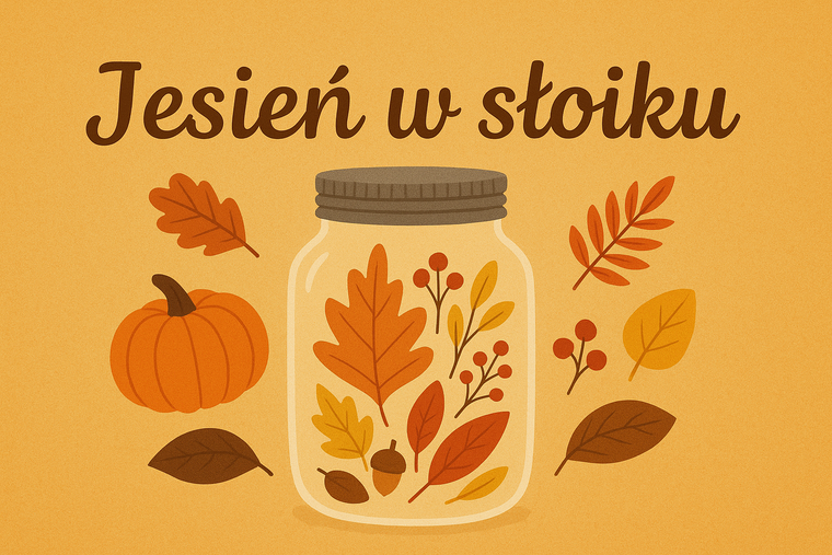 KONKURS TECHNICZNO-PLASTYCZNY „Jesień w słoiku”