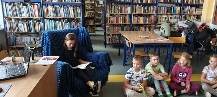 Przedszkolaki w bibliotece