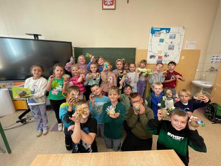 Ziemniaczane figurki klasy 2a.