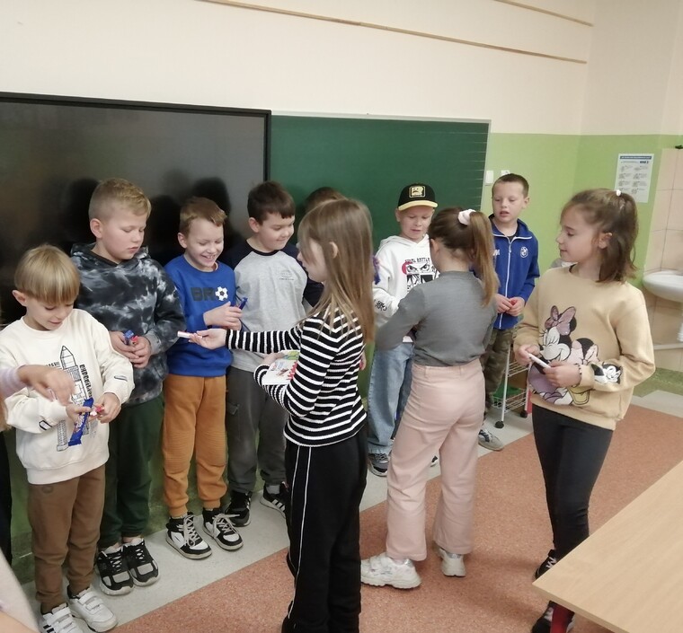 Chłopcy z klasy 2c świętują swój dzień!