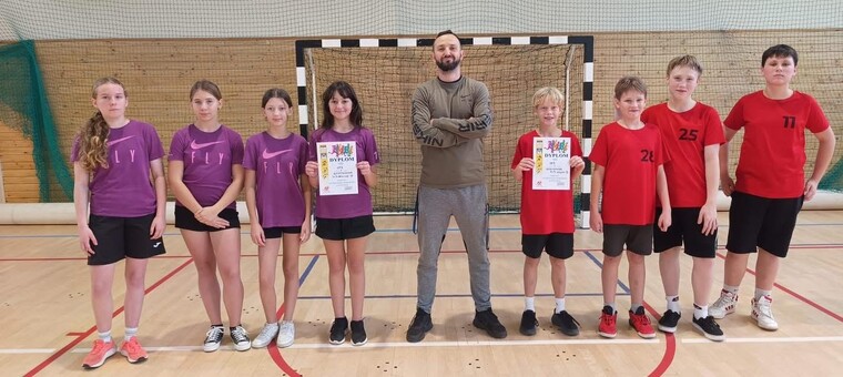 Sukces SP 5 w gminnych zawodach koszykówki 3x3 w ramach Igrzysk Dzieci.