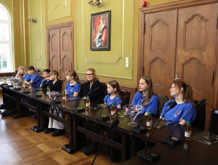 Wizyta Szkolnego Koła Europejskiego w Urzędzie Miejskim w Bytowie