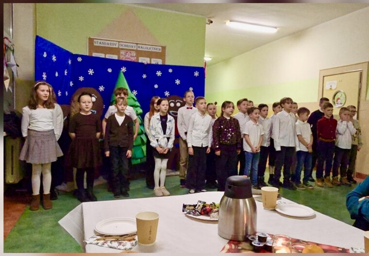 Świąteczne spotkanie klasy 3c z rodzicami. 