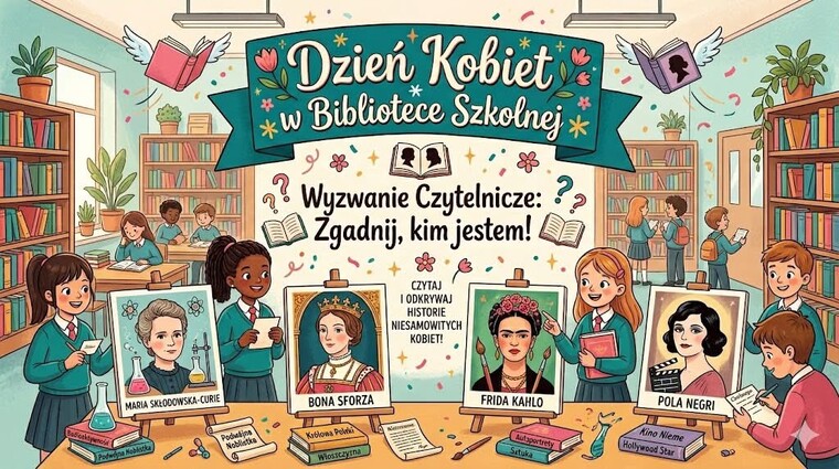 Dzień Kobiet w bibliotece szkolnej!