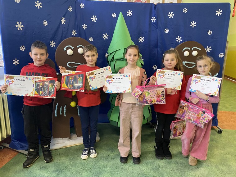 Przedstawiamy wyniki szkolnego konkursu matematycznego. 