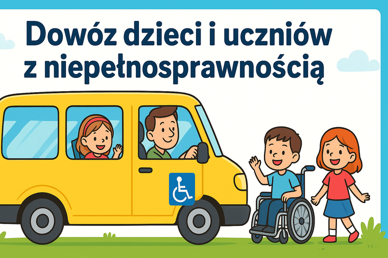 Dowóz dzieci i uczniów z niepełnosprawnością – rok szkolny 2025/2026