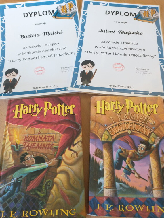 Konkurs czytelniczy „Harry Potter i kamień filozoficzny”